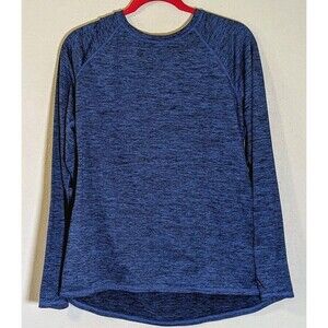 ClimateRight Cuddl Duds Shirt Mens XL Blue Long Sleeve Plush Warmth Thumb Holes